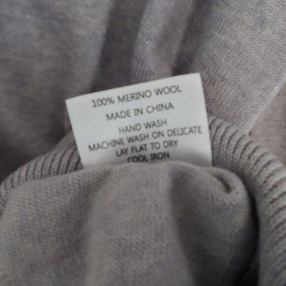 Woolx Francesca 100% Merino Wool Sweater Mist Small - Picture 3 of 13